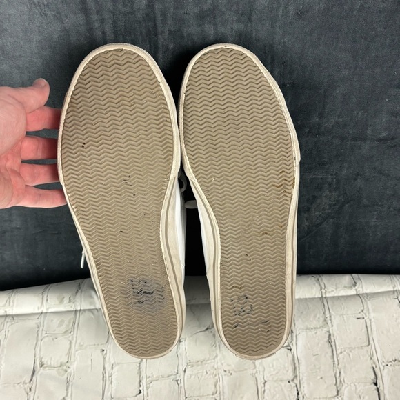 Lacoste White and Blue Sneakers Casual Canvas Design - Picture 5 of 8